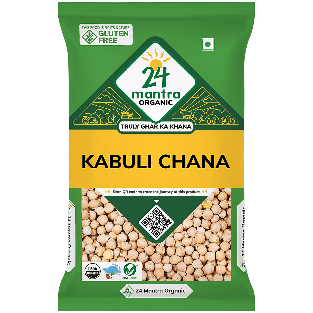 24 Mantra Organic Kabuli Chana 500g