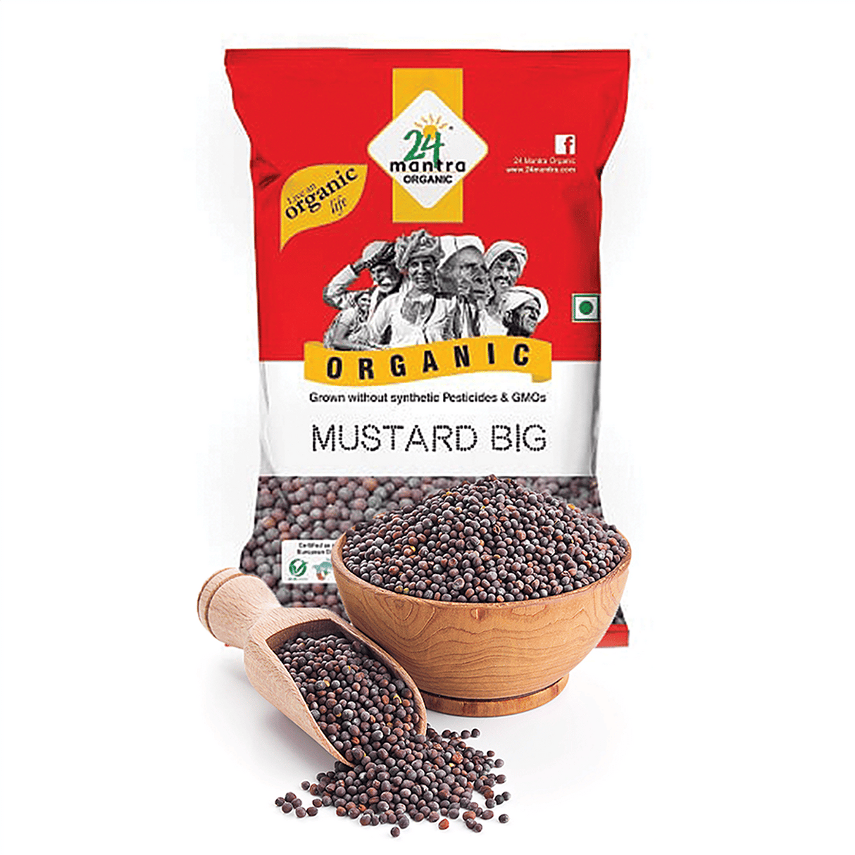 24 Mantra Organic Mustard Big 100g