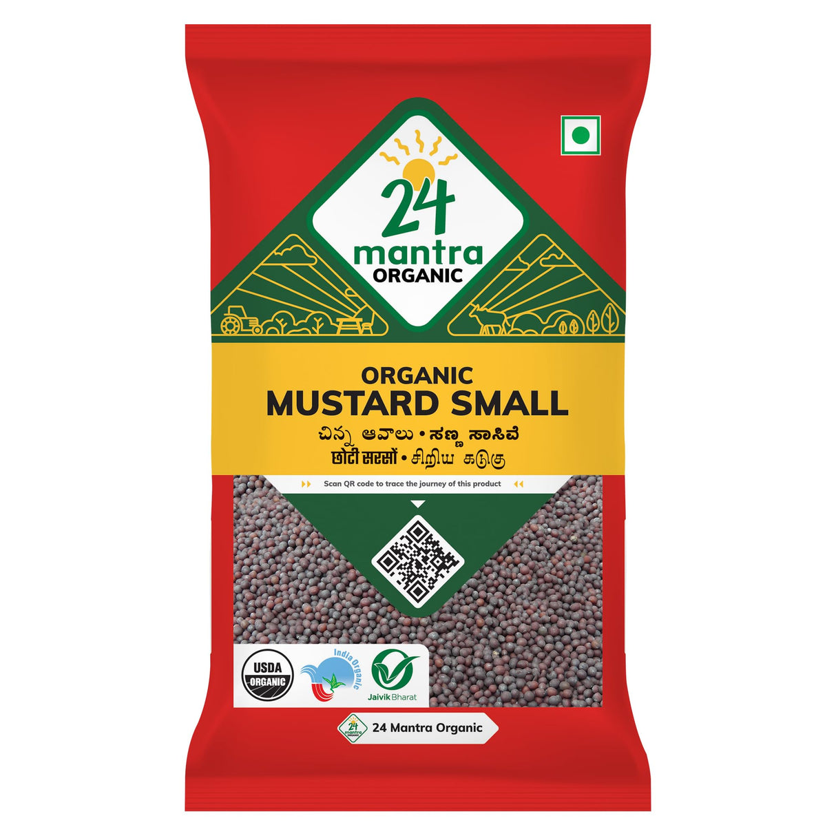 24 Mantra Organic Mustard Small 100g