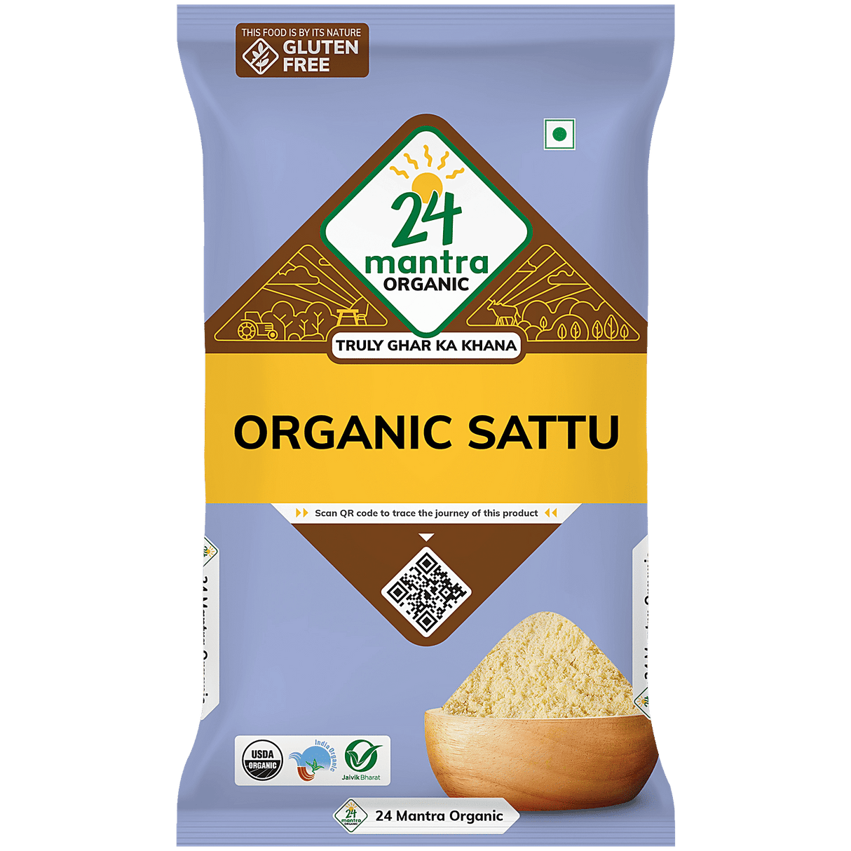 24 Mantra Organic Sattu Flour 500g