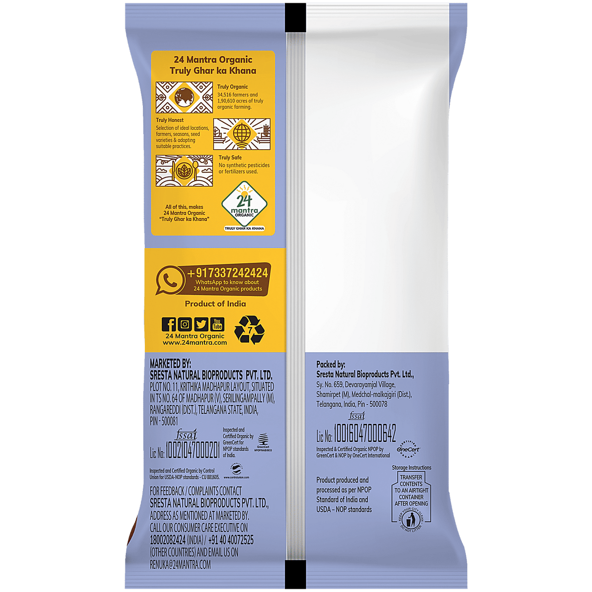 24 Mantra Organic Sattu Flour 500g