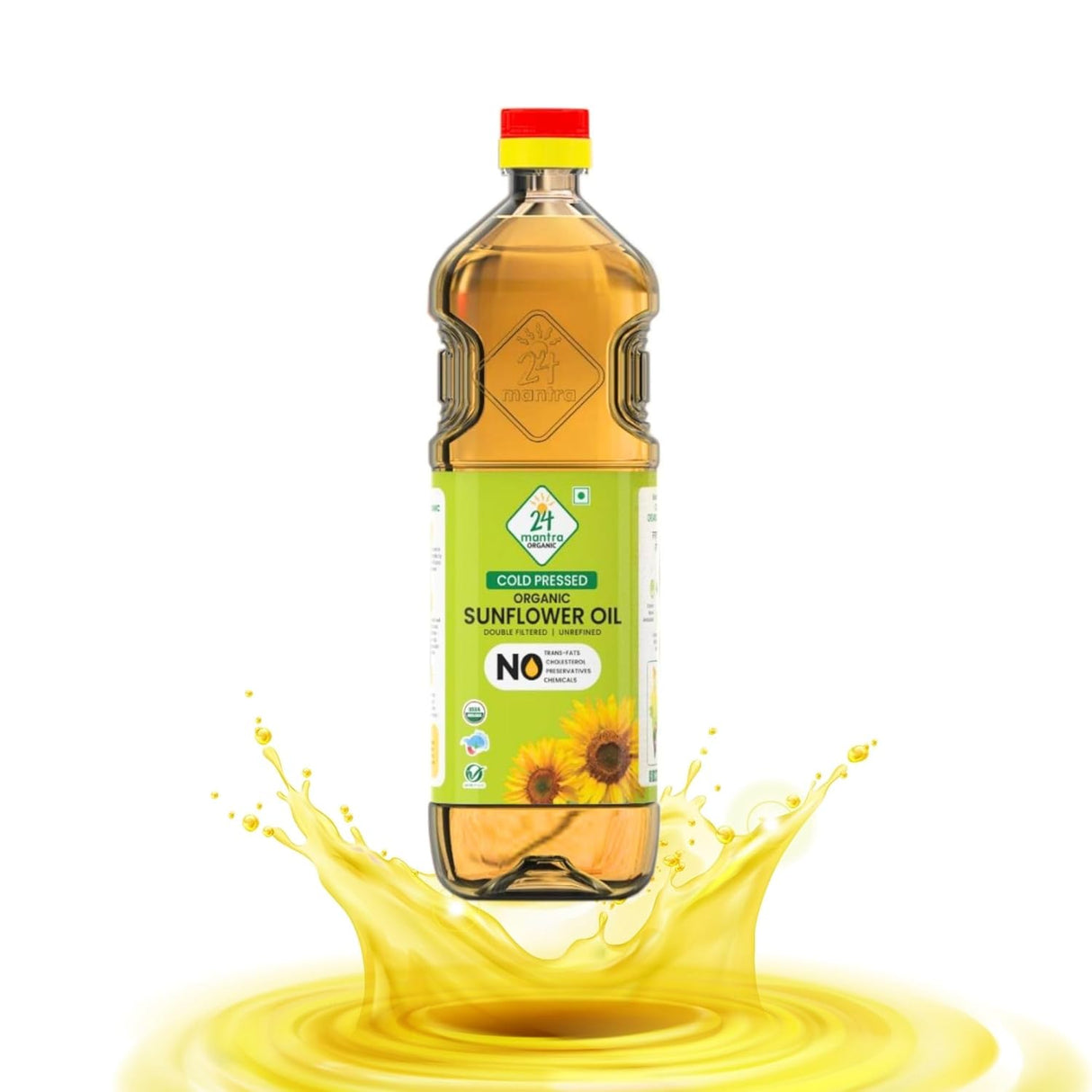 24 Mantra Organic Sunflower Oil 1l