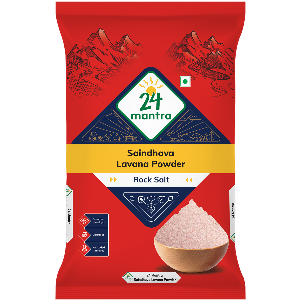 24 Mantra Rock Salt Powder 1kg