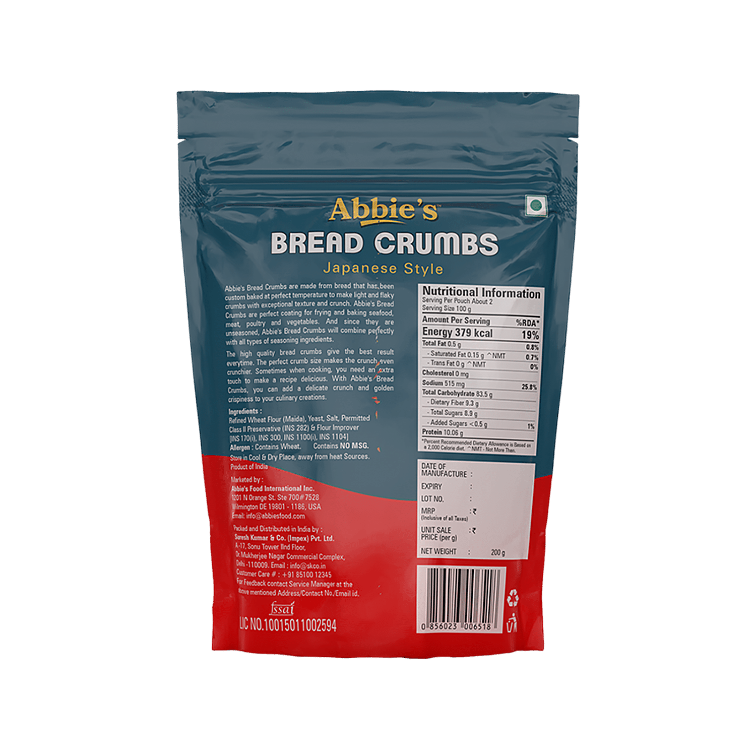 Abbies Bread Crumbs 200g