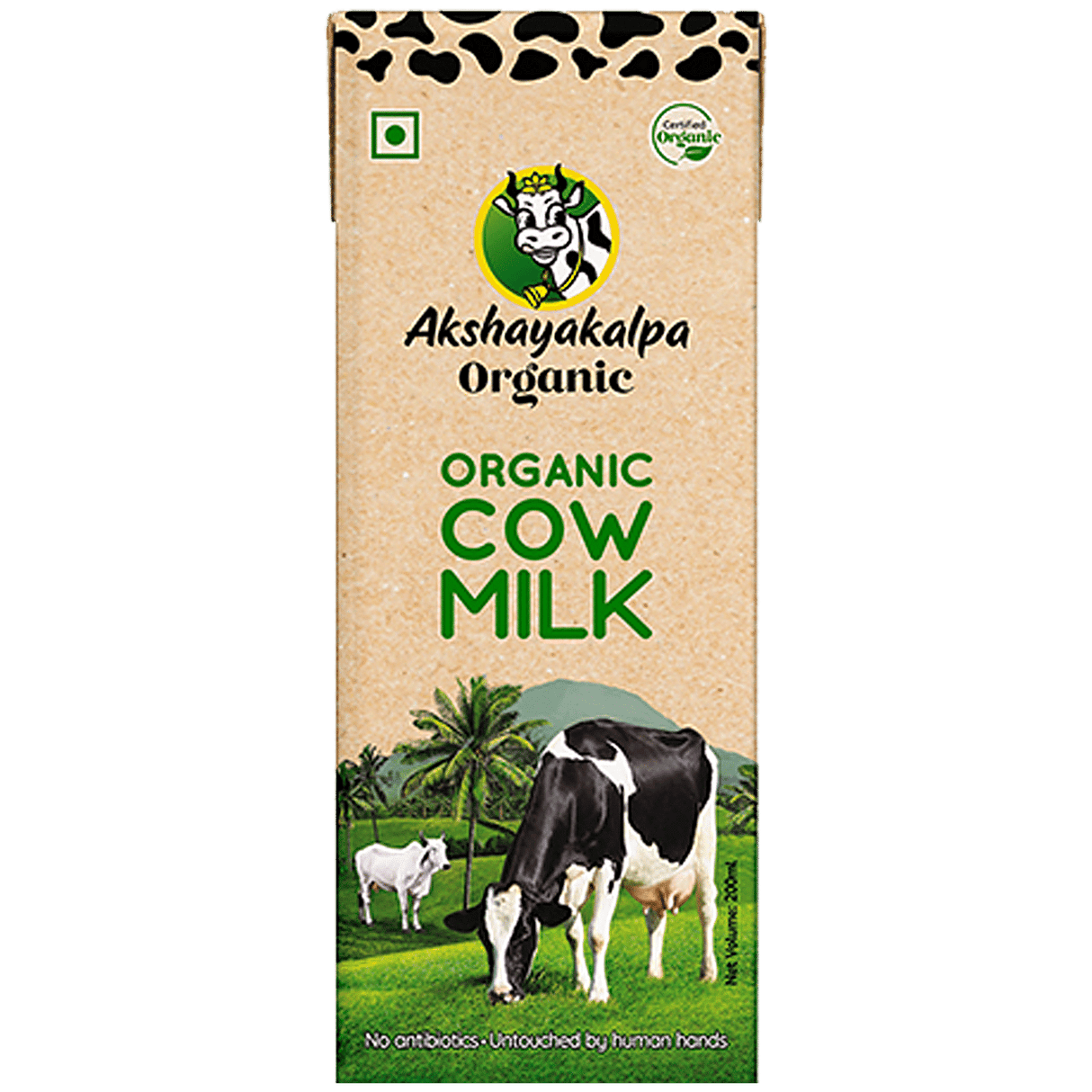Akshayakalpa Organic Cow Milk 200ML