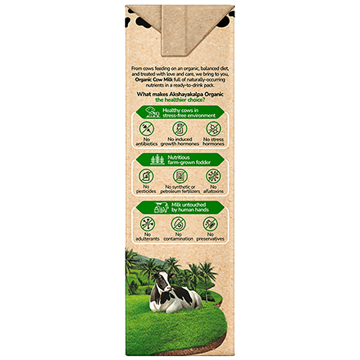 Akshayakalpa Organic Cow Milk 200ML