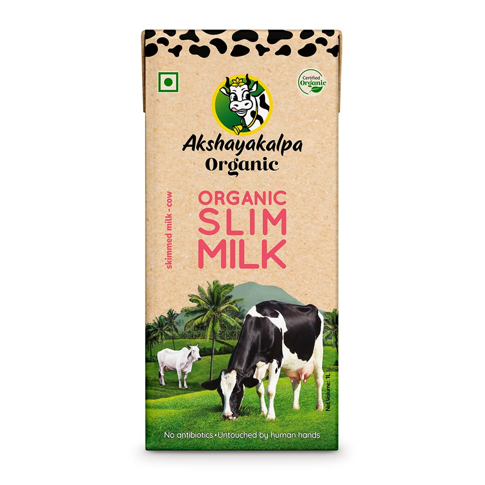 Akshayakalpa Organic Slim Milk 1L
