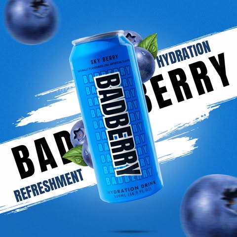 BadBerry Sky Berry Drink 500ml