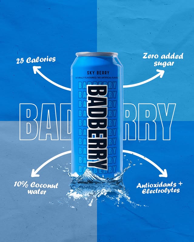 BadBerry Sky Berry Drink 500ml