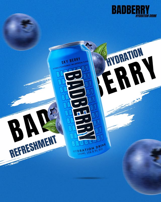 BadBerry Sky Berry Drink 500ml