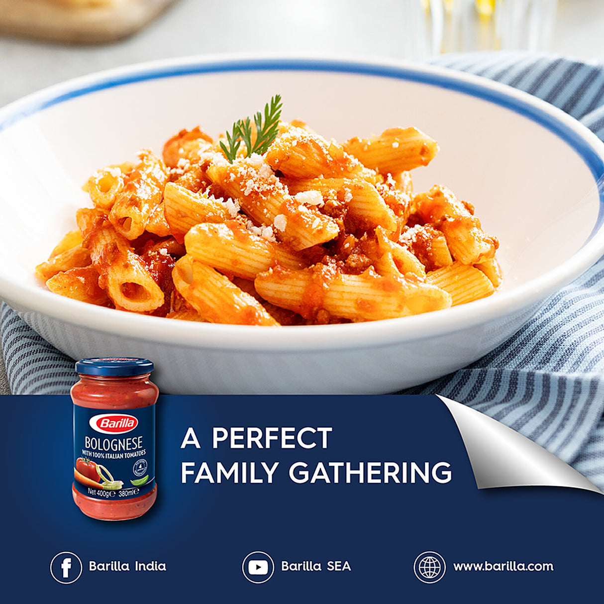 Barilla Bolognese With Italian Tomatoes 400G
