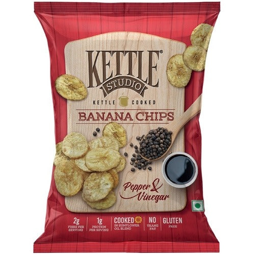 Kettle Banana Chips Pepper&Vinegar 150g