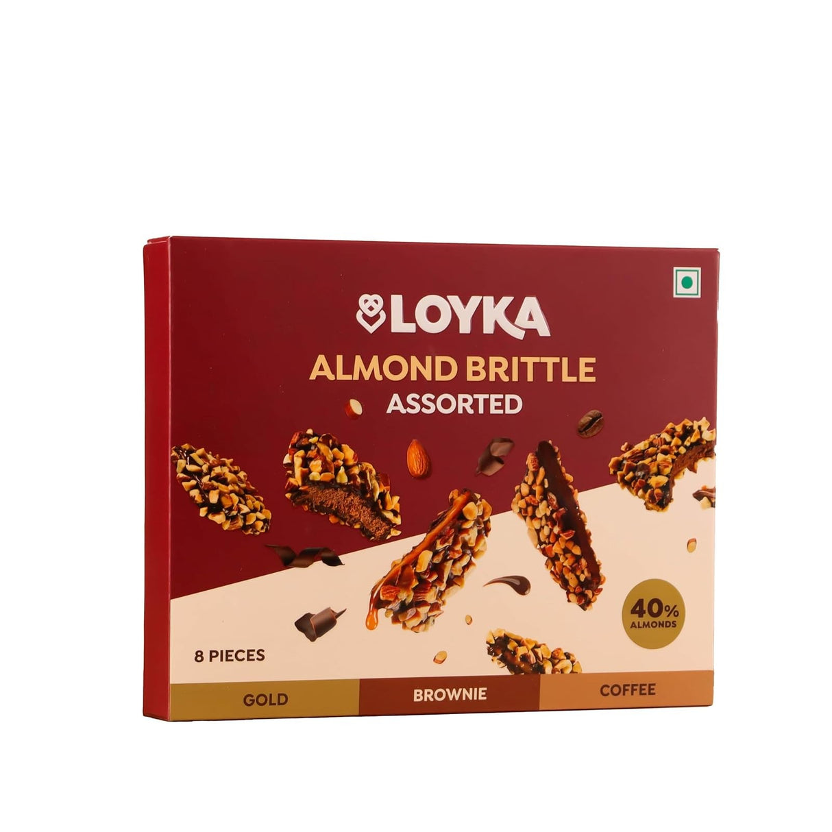 Loyka Almond Brittle Assorted 51g (3 pcs)
