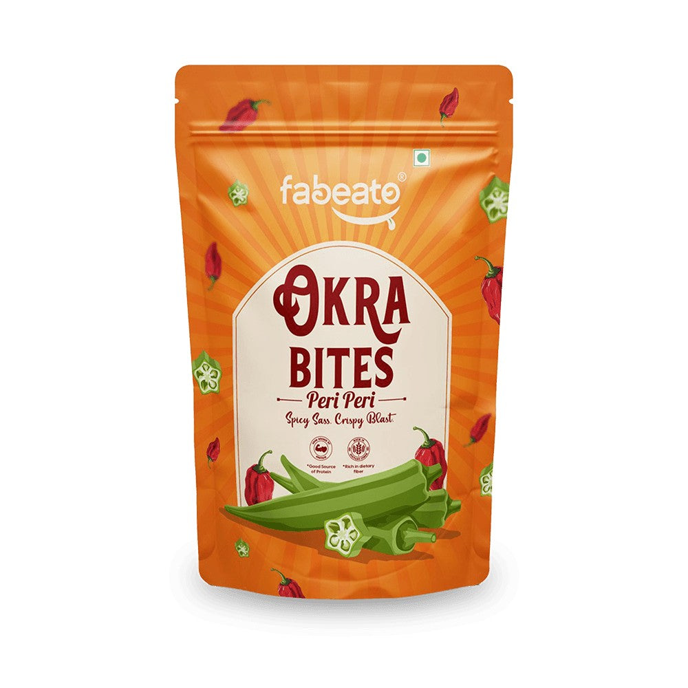 Fabeato Okra Bite Peri Peri Flv 30g