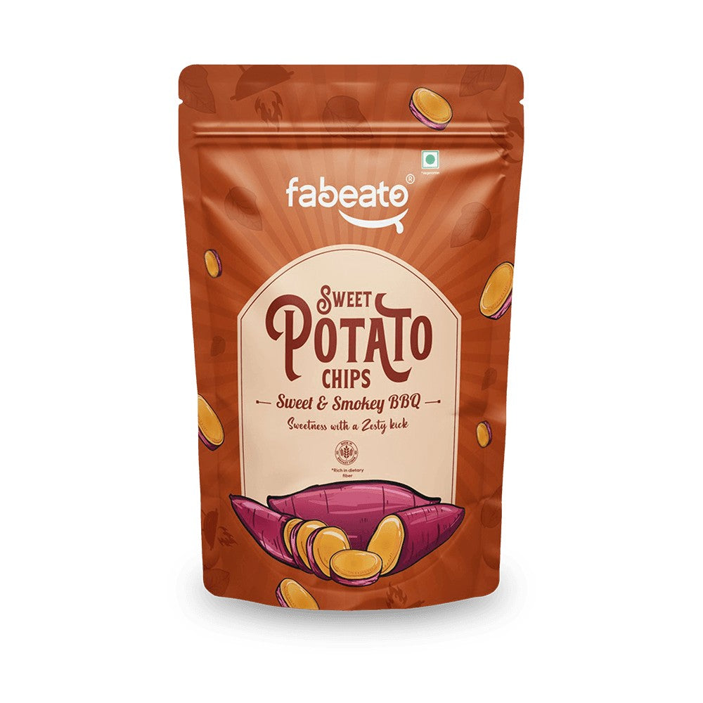 Fabeato Sweet Potato Chips Smokey Bbq Flv 40g