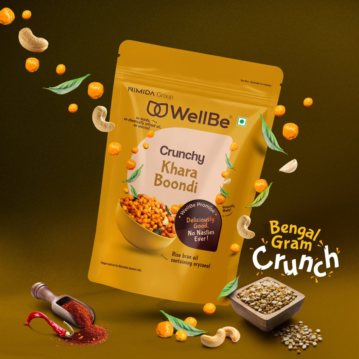 WellBe Crunchy Khara Boondi 110g