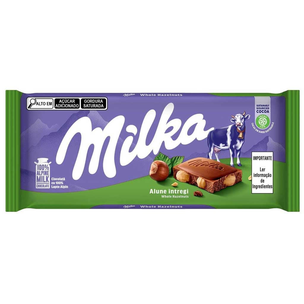 Milka Whole Hazelnuts 100g
