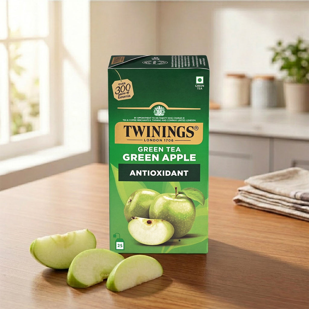 Twinings Green Tea Green Apple 25 Tea Bags