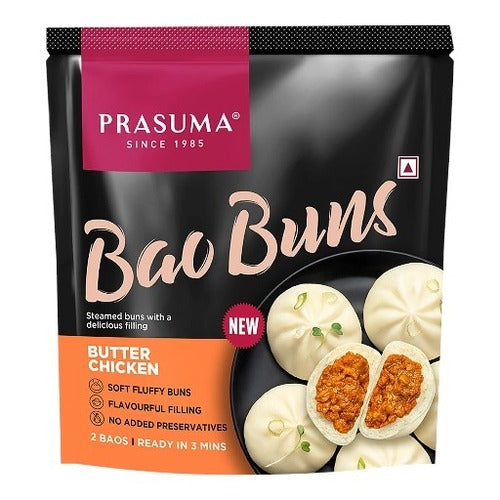 Prasuma Bao Buns Butter Chicken 100g
