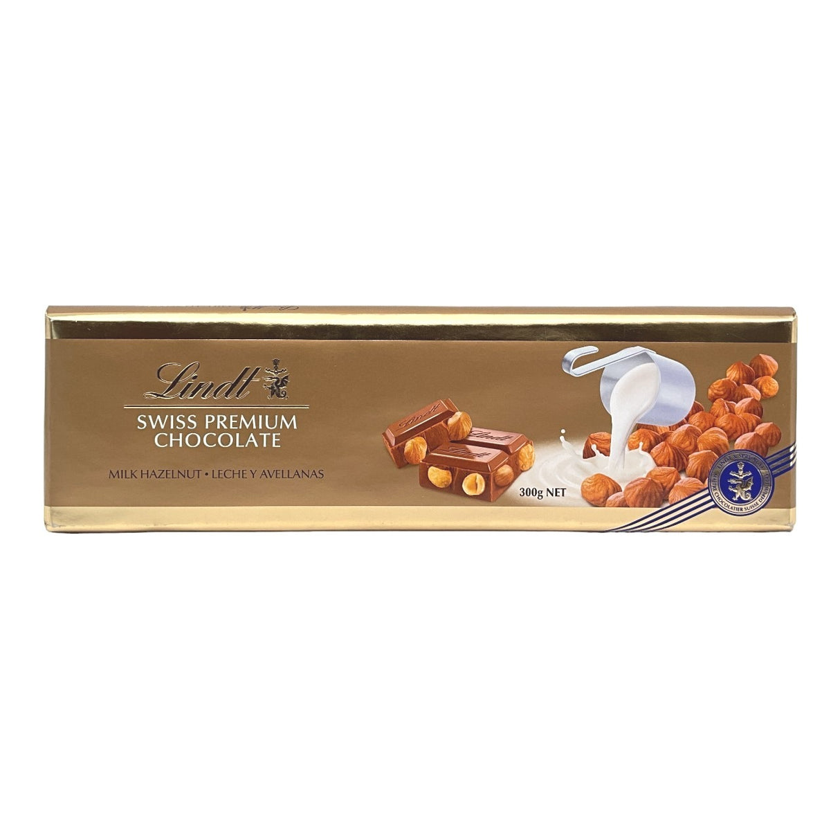 Lindt Swiss Milk Hazelnut Chocolate 300g