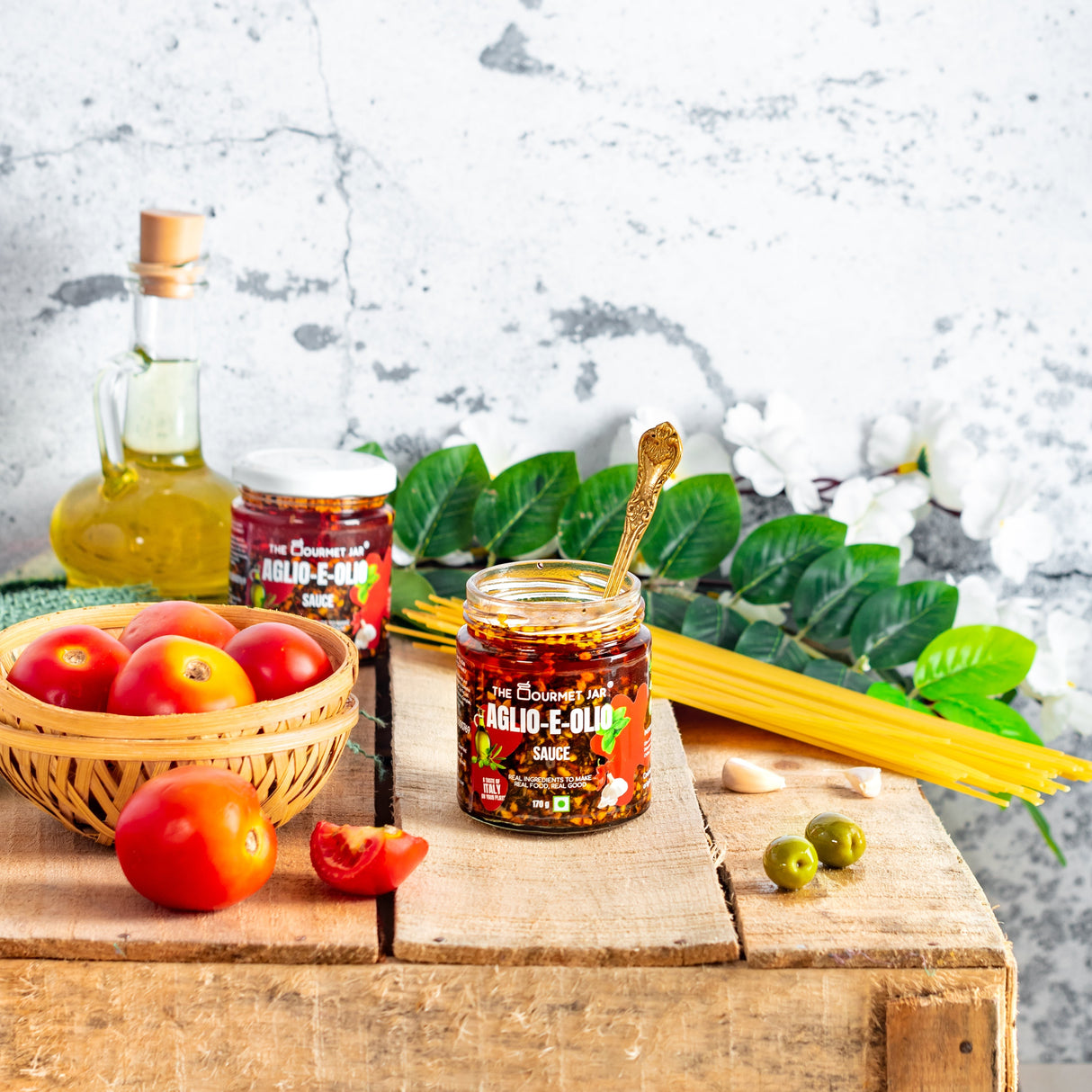The Gourmet Jar Aglio E Olio Sauce 170g