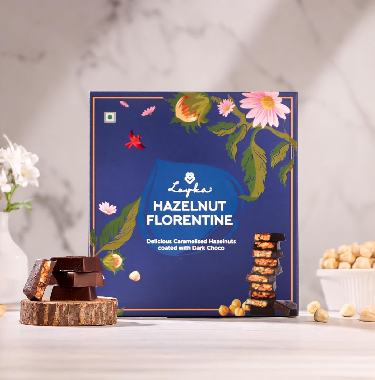 Loyka Hazelnut Florentine 180g