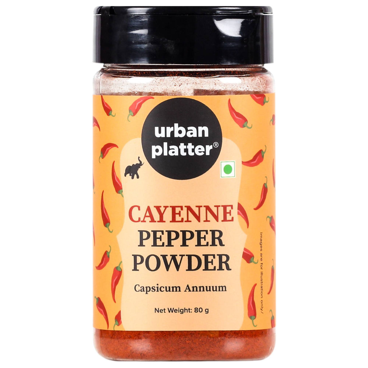 Urban Platter Cayenne Pepper Powder Shaker Jar 80G