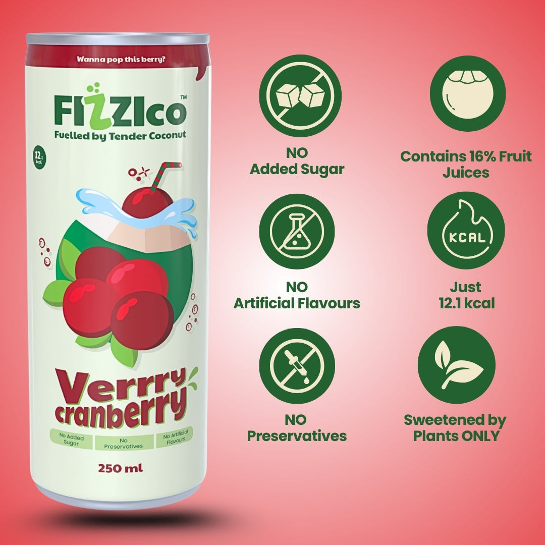 Fizzico Verry Cranberry 250ml
