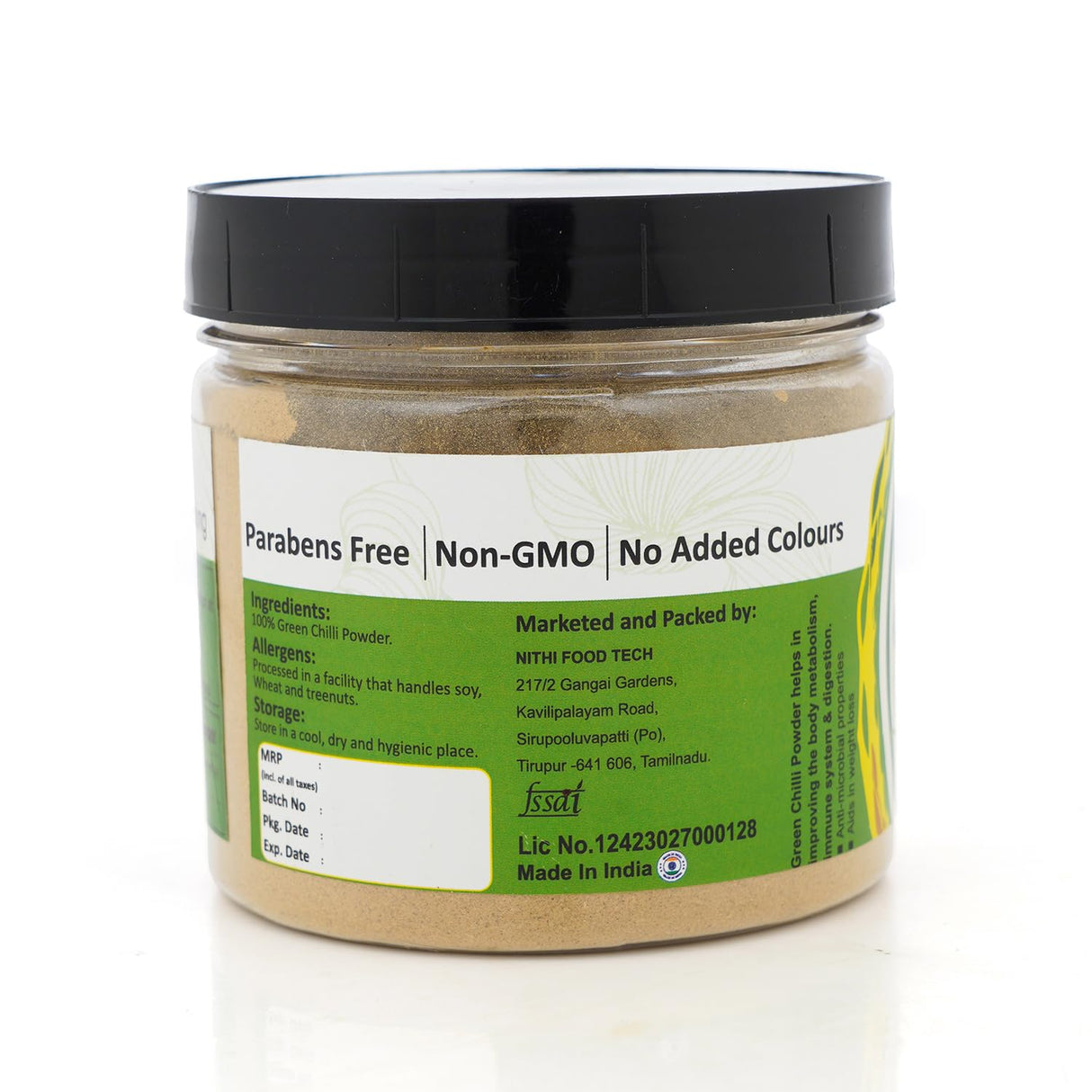 Daily Farmer Green Chilli Powder 150g