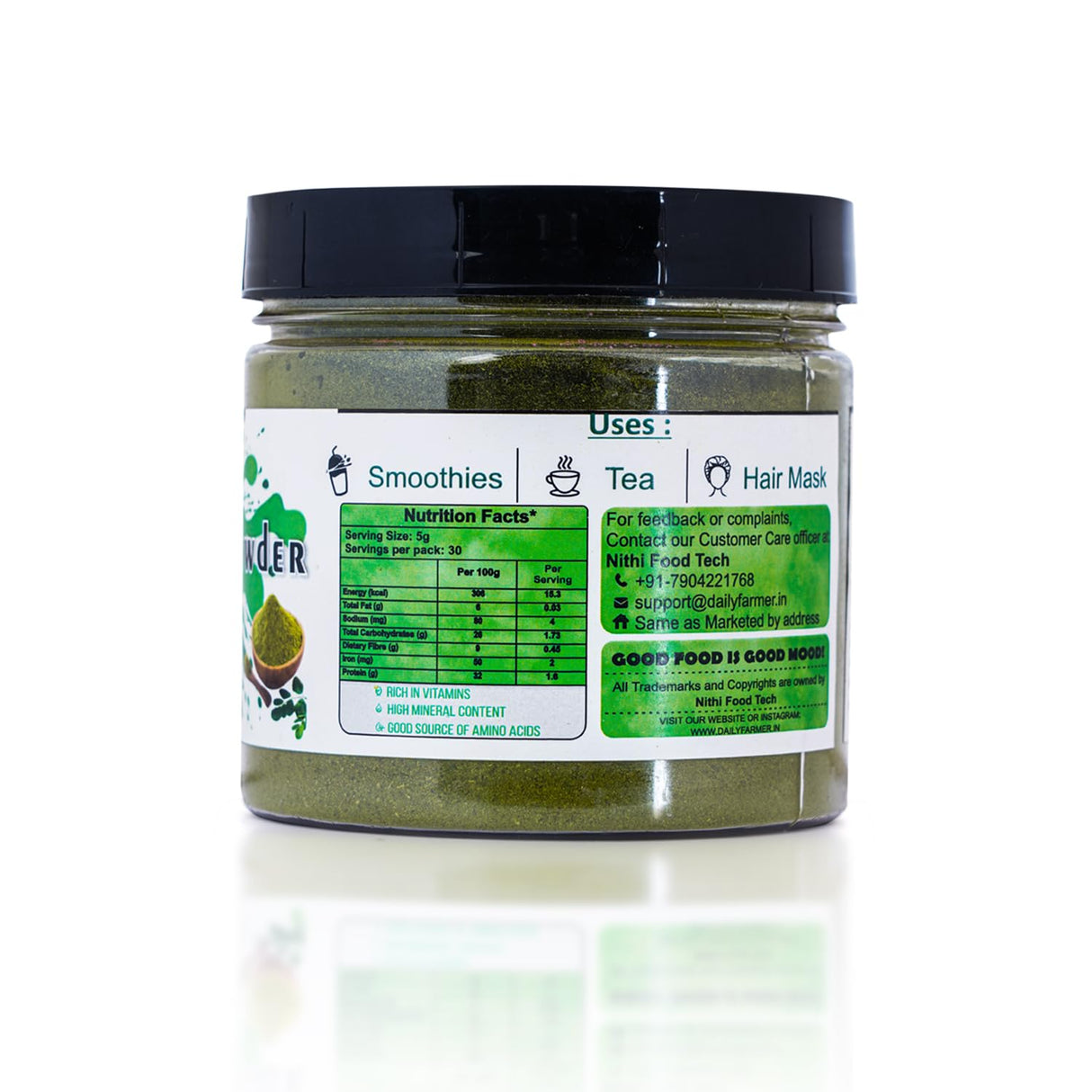 Daily Farmer Moringa Leaf Powder 70g