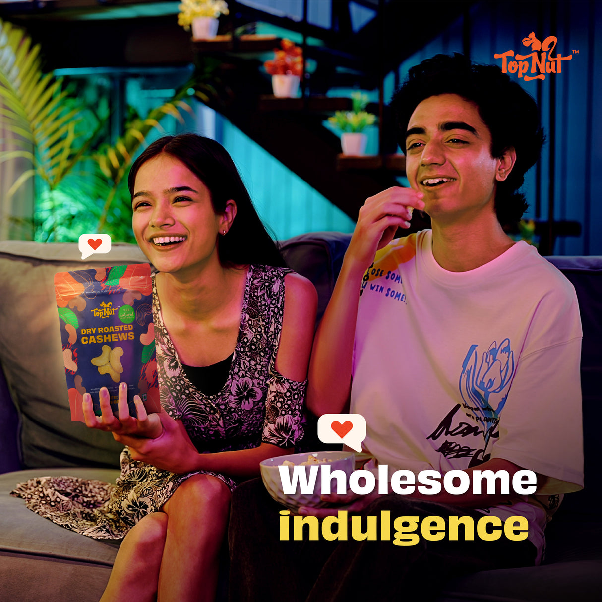 Top Nut Dry Roasted Cashews 100G