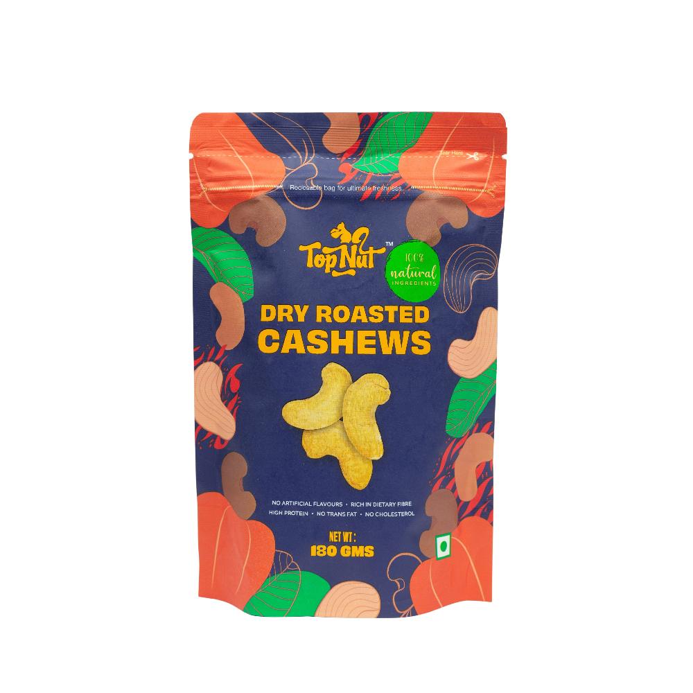 Top Nut Dry Roasted Cashews 100G