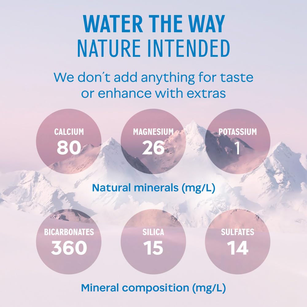 Evian Natural Mineral Water 1L-S