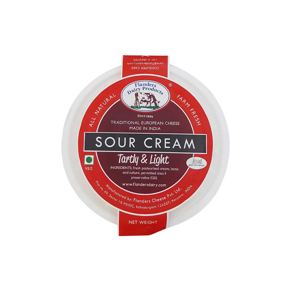 Flanders Sour Cream Tartly&Light 250g