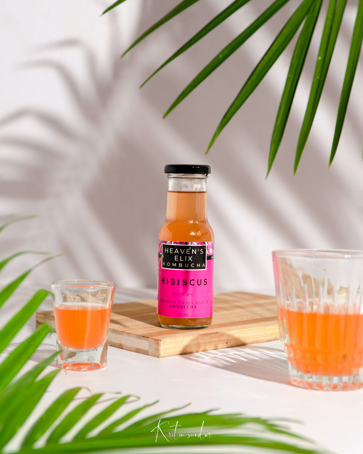 Heavens Elix Hibiscus Kombucha 200ml