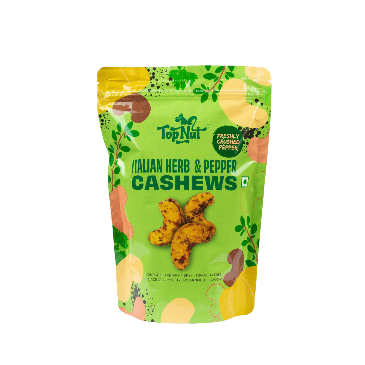 Top Nut Italian Herb & Pepper Cashews 180g