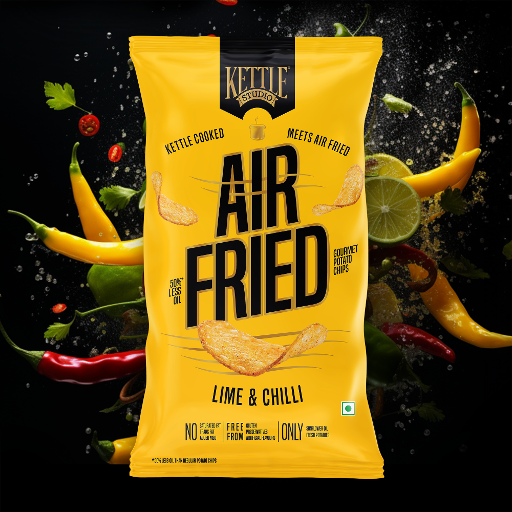 Kettle Air Fried Lime&Chilli 80g