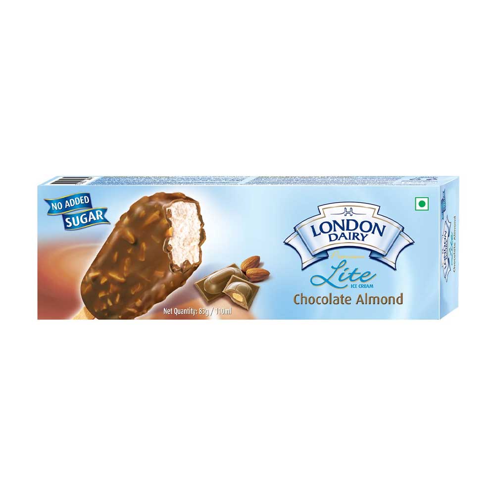 London Dairy Almond Lite Ice Cream Stick 100ml