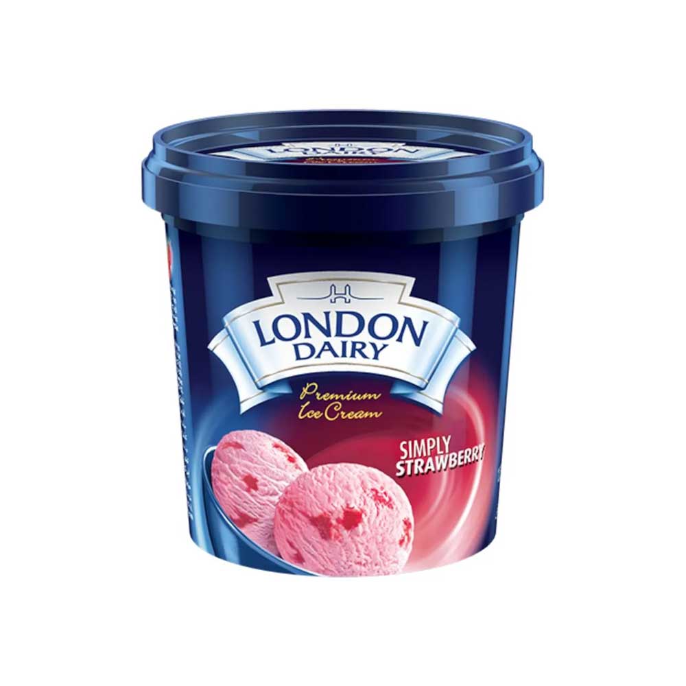London Dairy Natural Simply Strawberry 500ml