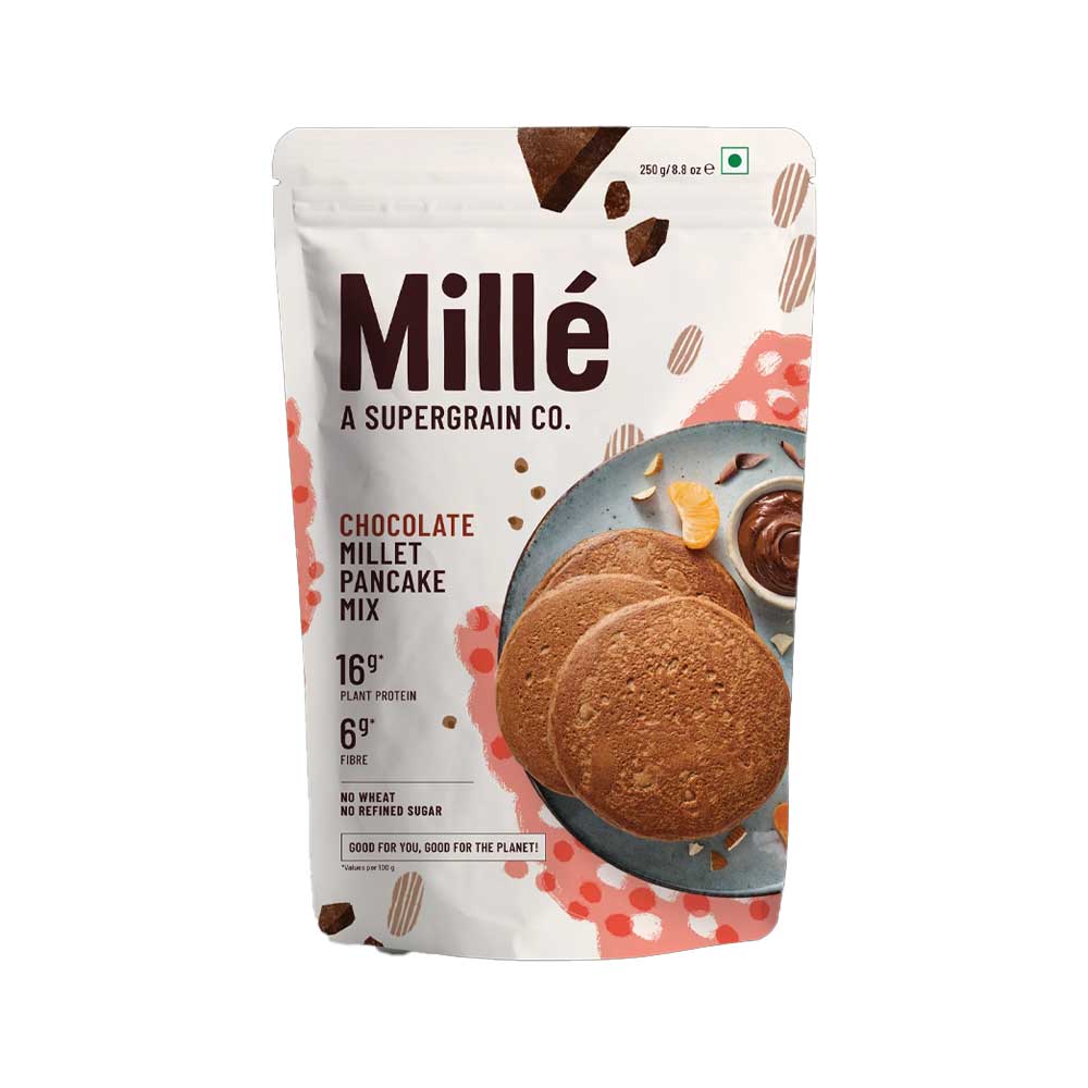 Mille Chocolate Millet Pancake Mix 250g