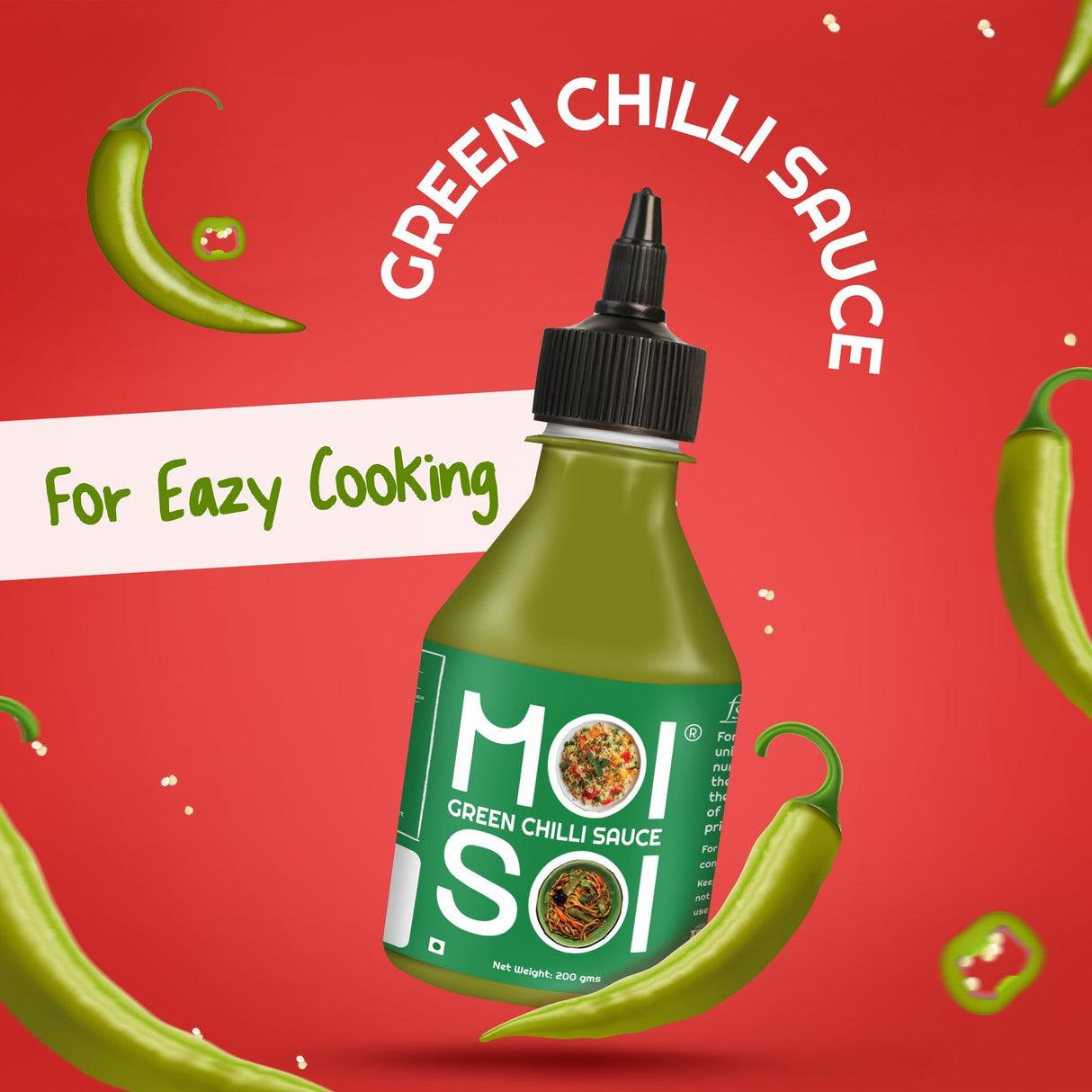 Moi Soi Green Chilli Sauce 600g
