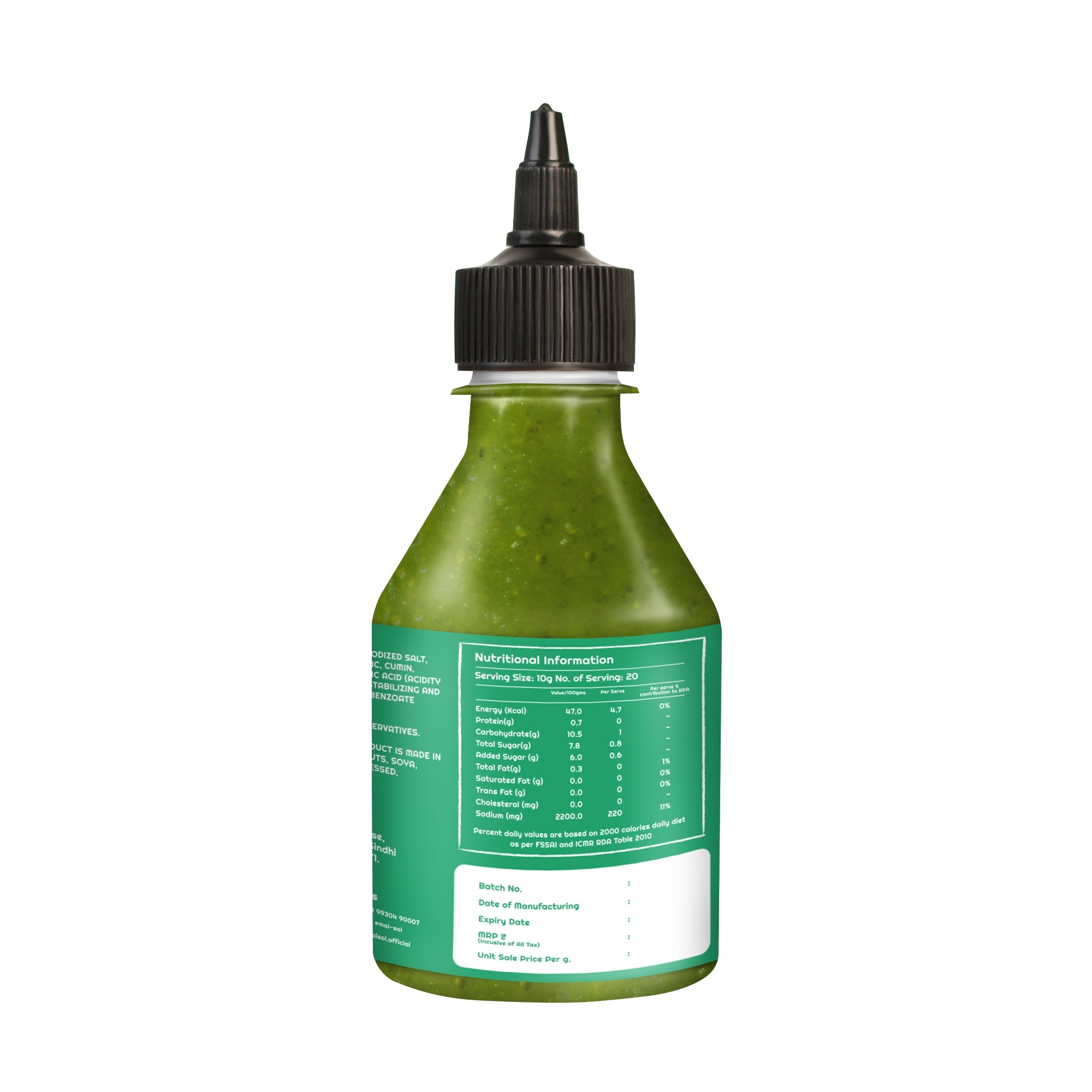 Moi Soi Green Chilli Sauce 600g