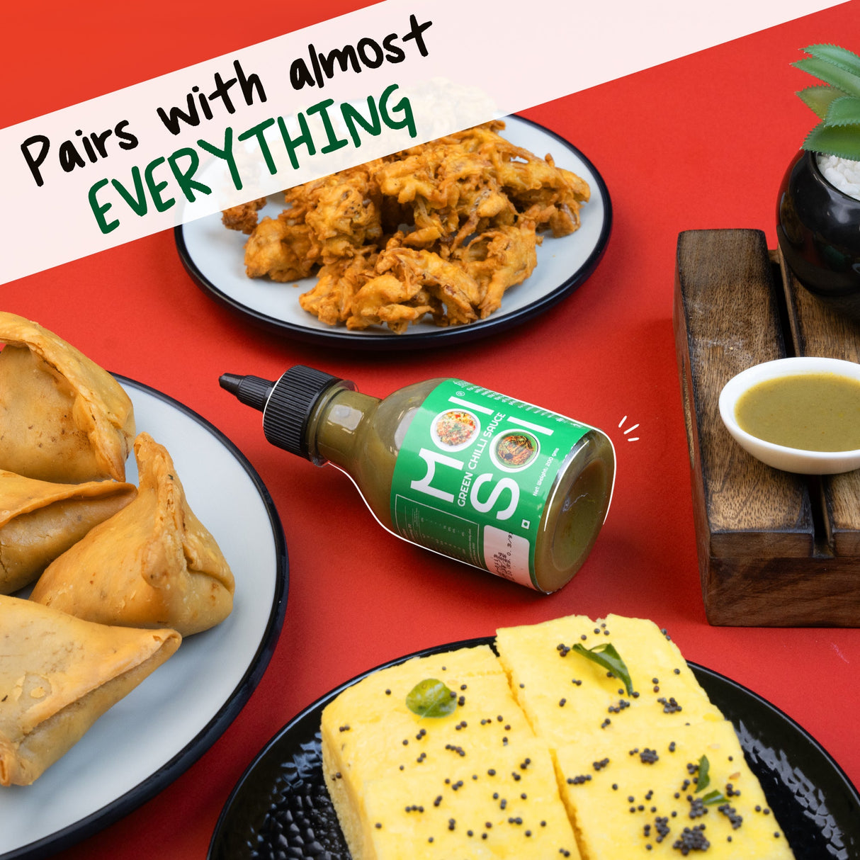 Moi Soi Green Chilli Sauce 600g