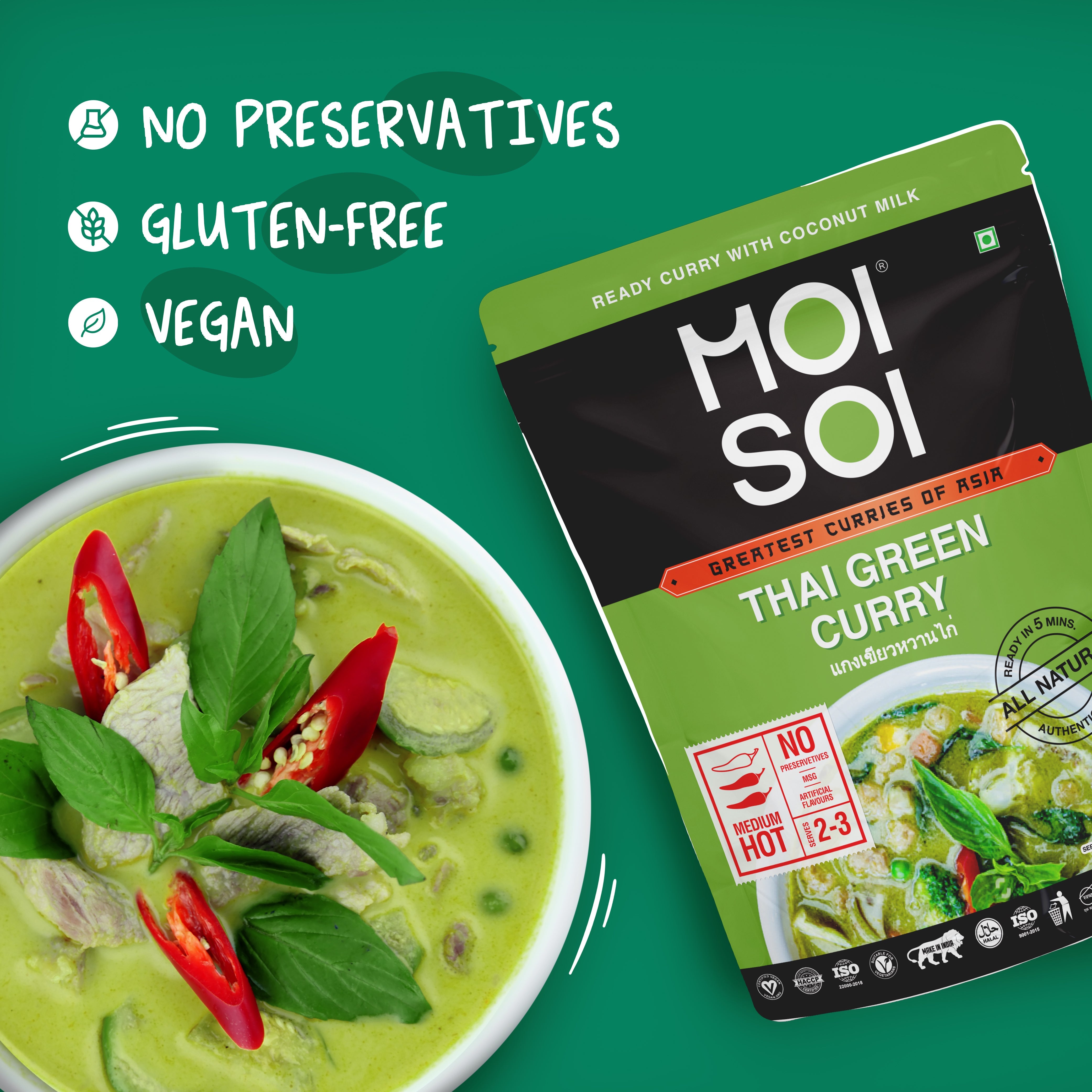 Moi Soi Thai Green Curry 300g