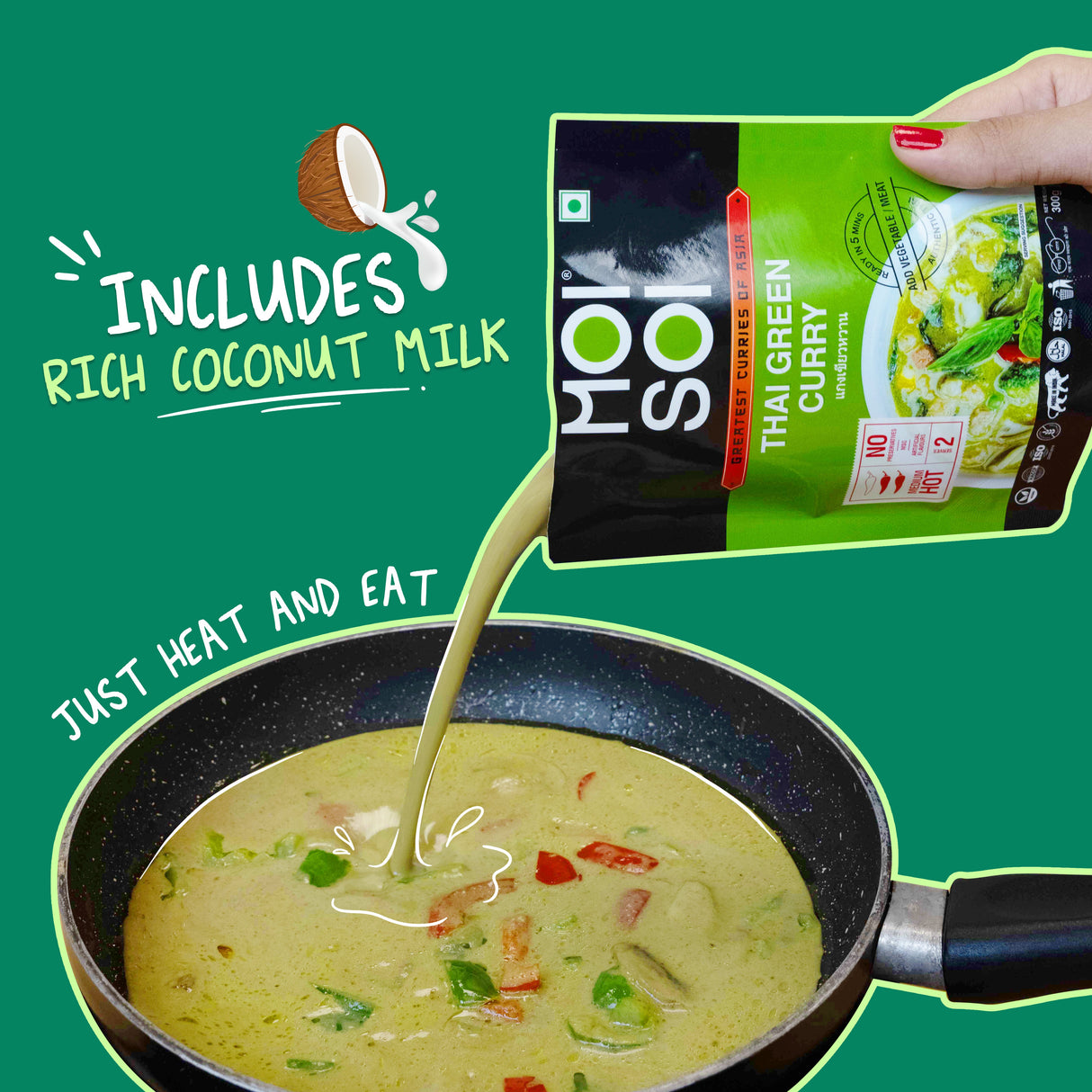 Moi Soi Thai Green Curry 300g
