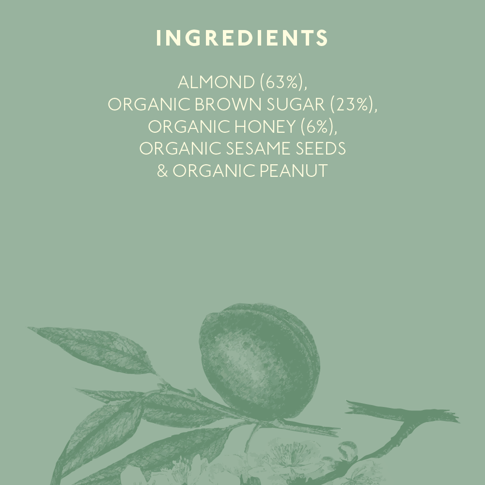 Nourish Organic Honey Roasted Almonds 100g