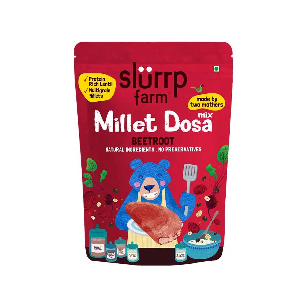 Slurrp Farm Beetroot Millet Dosa Mix 150g