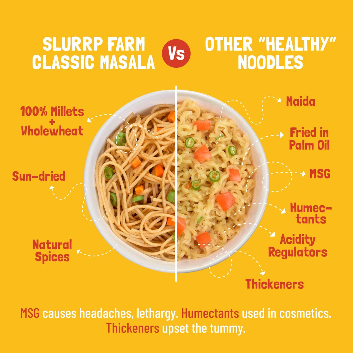 Slurrp Farm Curry Masala Millet Noodles 192g