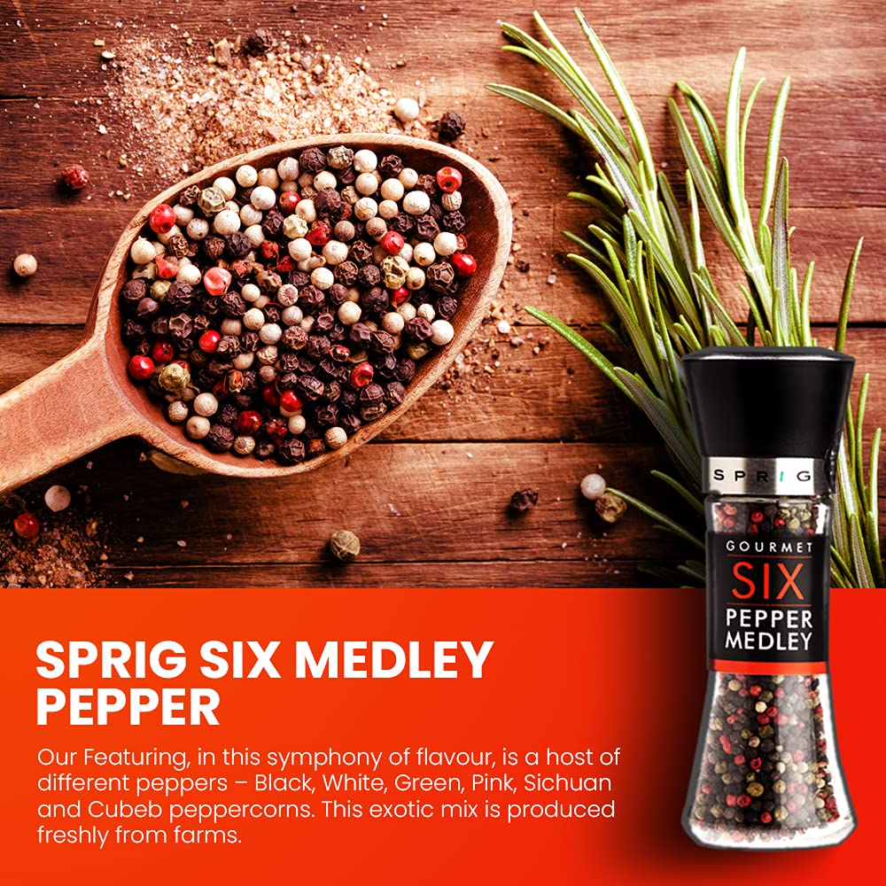 Sprig Six Pepper Medley 85G