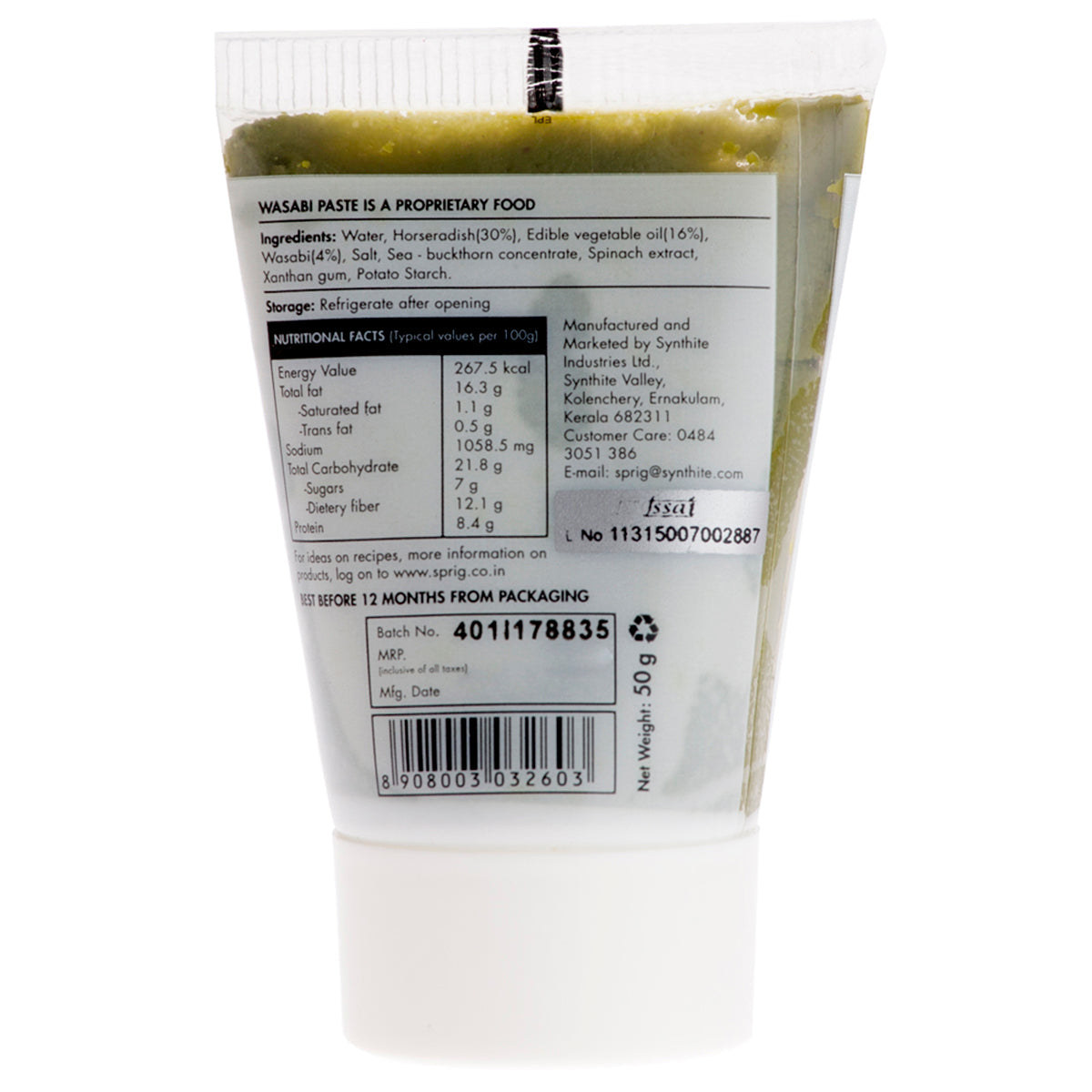 Sprig Wasabi Paste 50G